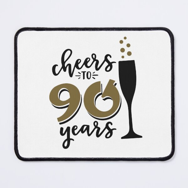 Item preview, Cheers to 90 years birthday men women Of birthday Vacation Inspiration Joy Mood designed and sold by DesignByHeartUK.