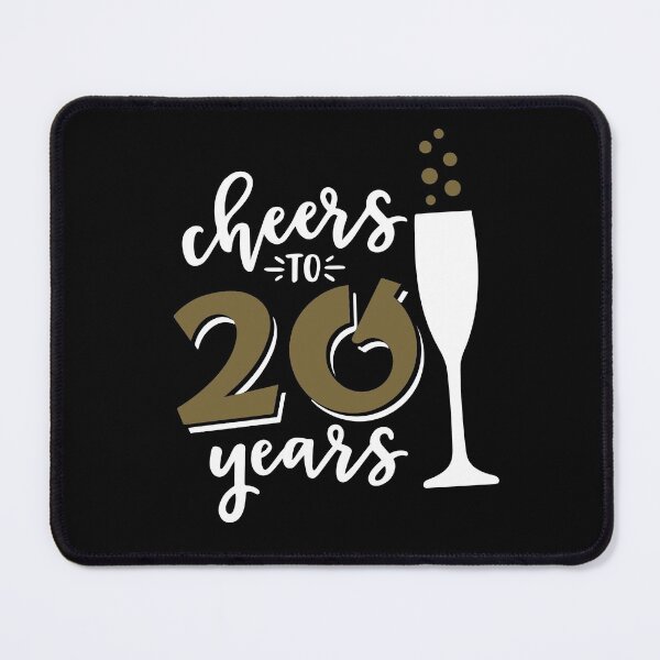 Item preview, Cheers to 20 years birthday men women Of birthday Vacation Inspiration Joy Mood designed and sold by DesignByHeartUK.