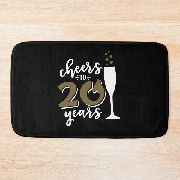 Item preview, Cheers to 20 years birthday men women Of birthday Vacation Inspiration Joy Mood designed and sold by DesignByHeartUK.