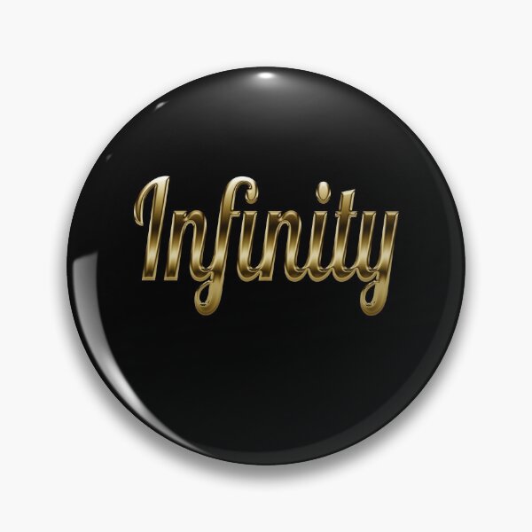 Artikelvorschau, Infinity - Retro-Motivation in Gold entworfen und verkauft von Dyna-Mix.