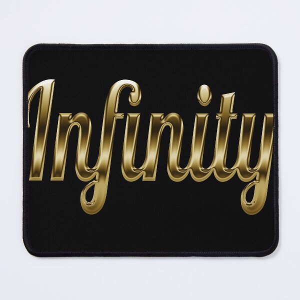 Item preview, Infinity - Retro motivation in Gold designed and sold by Dyna-Mix.