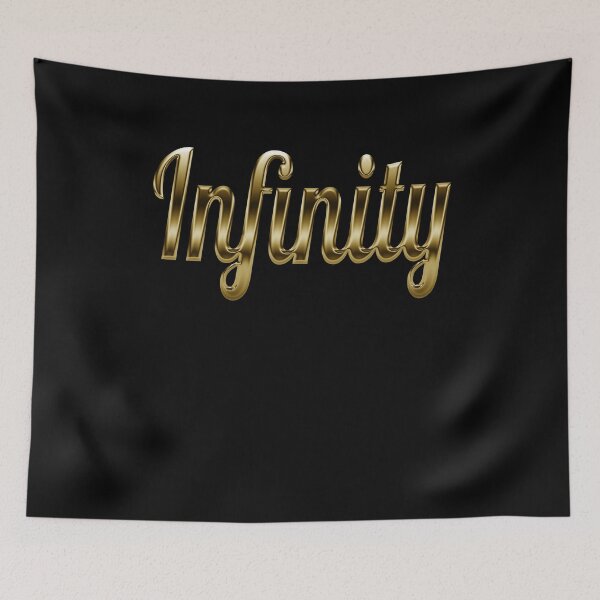Item preview, Infinity - Retro motivation in Gold designed and sold by Dyna-Mix.