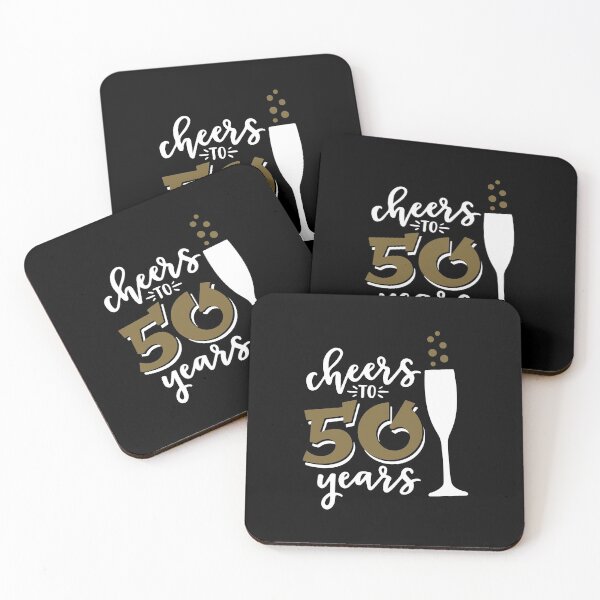 Item preview, Cheers to 50 years birthday men women Of birthday Vacation Inspiration Joy Mood designed and sold by DesignByHeartUK.