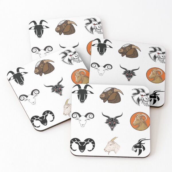 Item preview, Goat Head Sticker Set designed and sold by infazbdeen.