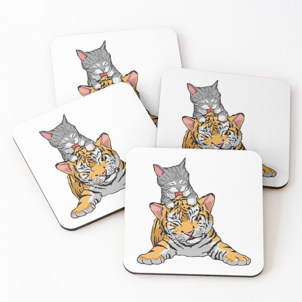 Item preview, Cat grooming tiger designed and sold by HandsomeCat.