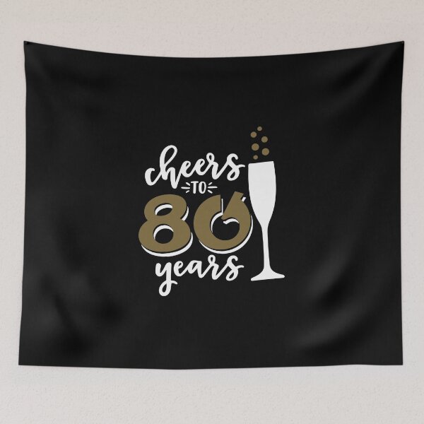 Item preview, Cheers to 80 years birthday men women Of birthday Vacation Inspiration Joy Mood designed and sold by DesignByHeartUK.