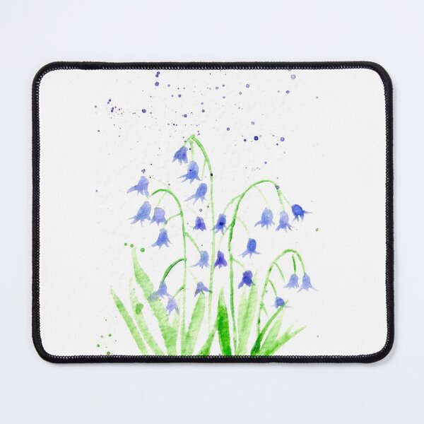 Item preview, Bluebells flowers watercolour painting designed and sold by Monika Howarth.