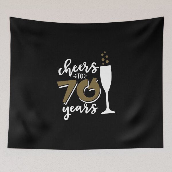 Item preview, Cheers to 70 years birthday men women Of birthday Vacation Inspiration Joy Mood designed and sold by DesignByHeartUK.
