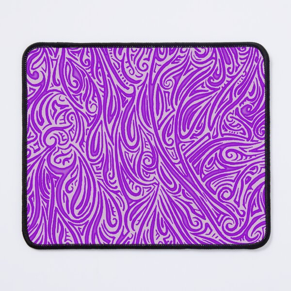 Item preview, Swirling Abstract Line Art in Pink and Purple designed and sold by MathenaArt.