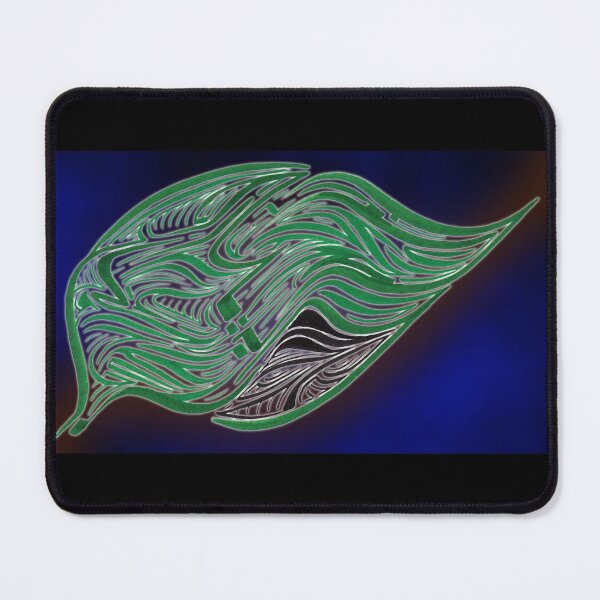 Item preview, Abstract Green Leaf designed and sold by MathenaArt.