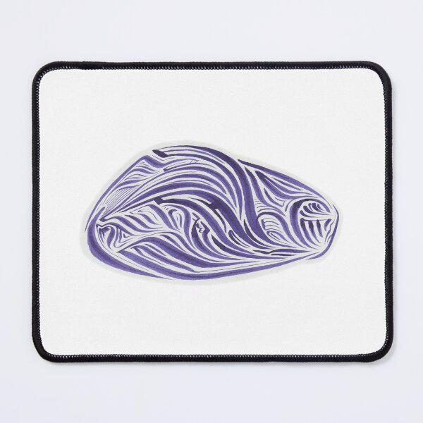 Item preview, Rich Abstract Line Art in Dark Purple designed and sold by MathenaArt.