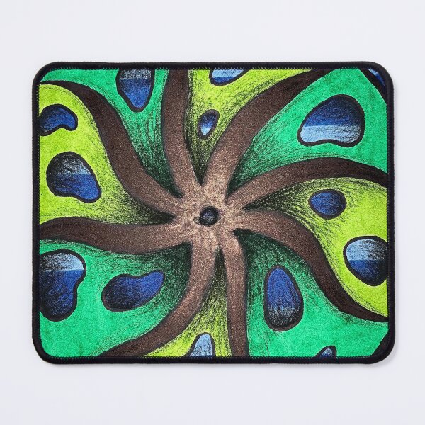 Item preview, Swirling Blues and Greens designed and sold by MathenaArt.