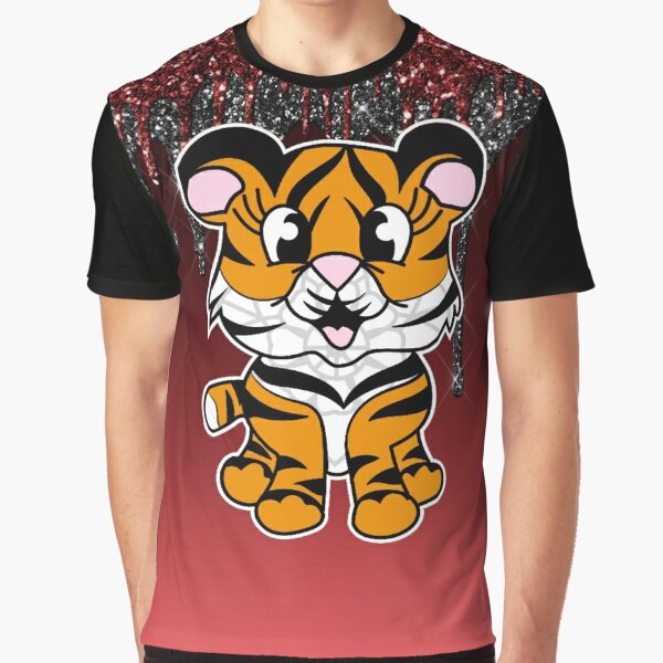 Gold Foil Tiger Tshirt || Preppy Tiger Shirt || Purple and Yellow Tiger  Shirt || Gold Foil T-Shirt || Tigers Shirt