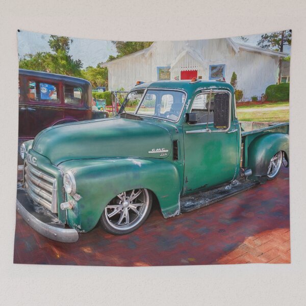 Item preview, 1950 GMC 5 window C150 Rat Rod Pick Up Truck designed and sold by RichFrancoCars.