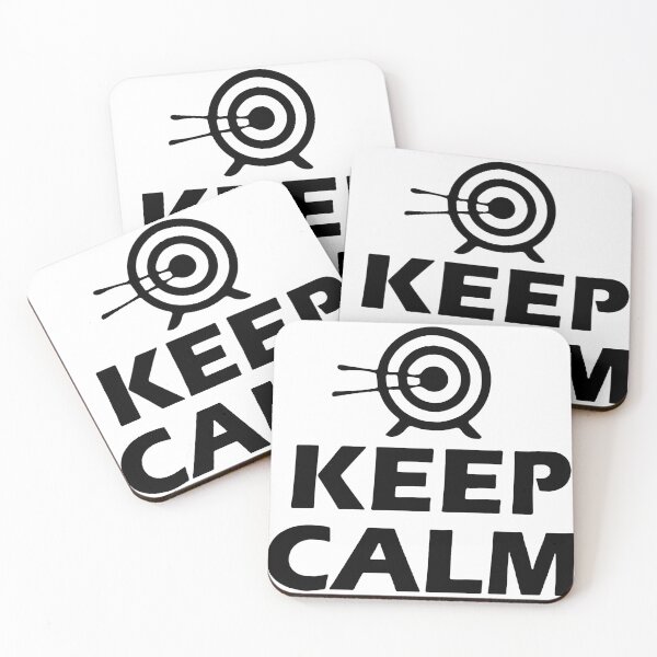 Item preview, Keep Calm and Shoot Arrow Bow Target Funny Target Idea Gift Premium Apparel Funny Holiday Xmas designed and sold by DesignByHeartUK.