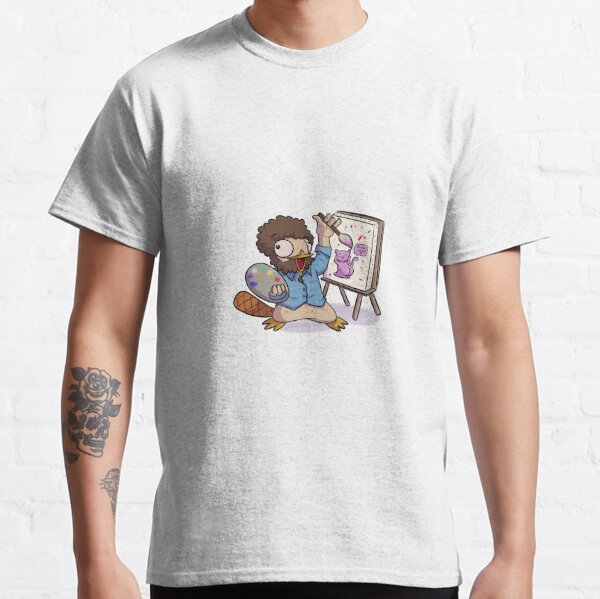 bob ross cat t shirt