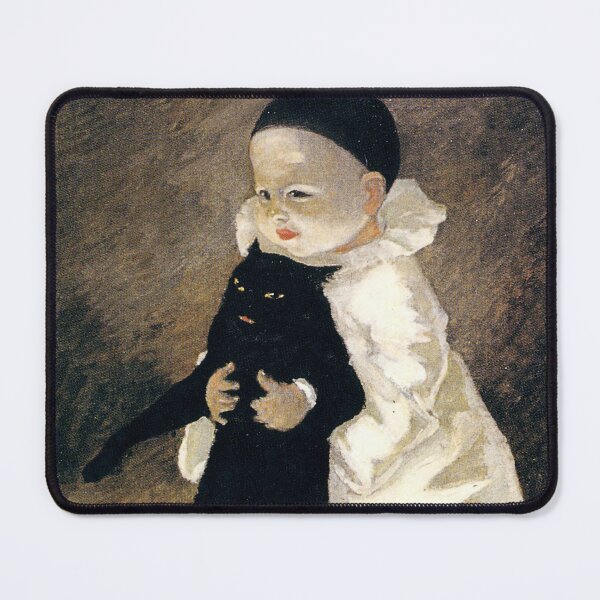 Item preview, Pierrot et le Chat (Pierrot and cat)  _Théophile Alexandre Steinlen Painter (1859-1923) designed and sold by HomeGallery.