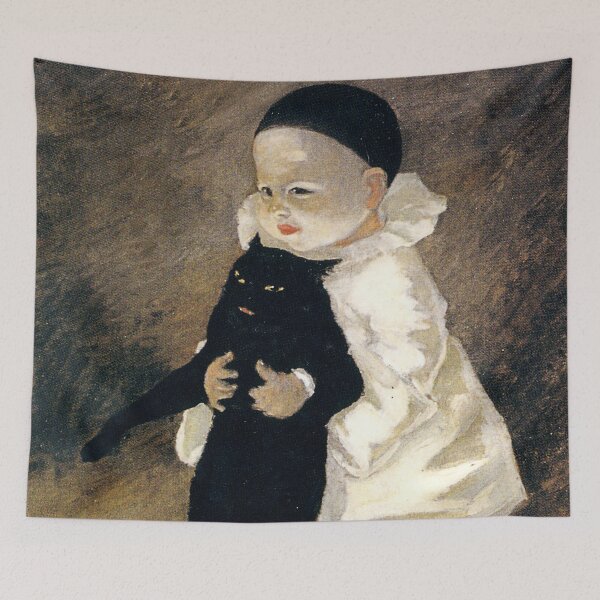 Item preview, Pierrot et le Chat (Pierrot and cat)  _Théophile Alexandre Steinlen Painter (1859-1923) designed and sold by HomeGallery.