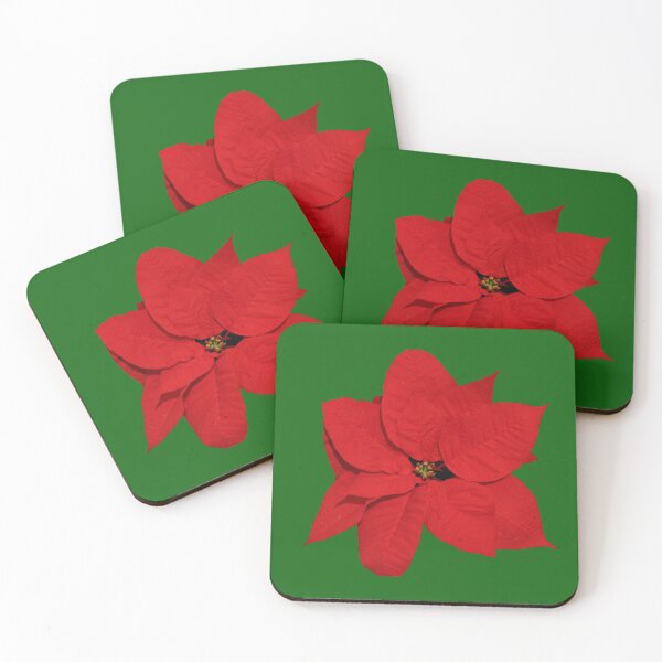 Item preview, Winter Holiday Poinsettia Flower designed and sold by HoorayDesigns.