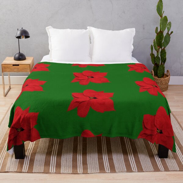 Item preview, Winter Holiday Poinsettia Flower designed and sold by HoorayDesigns.