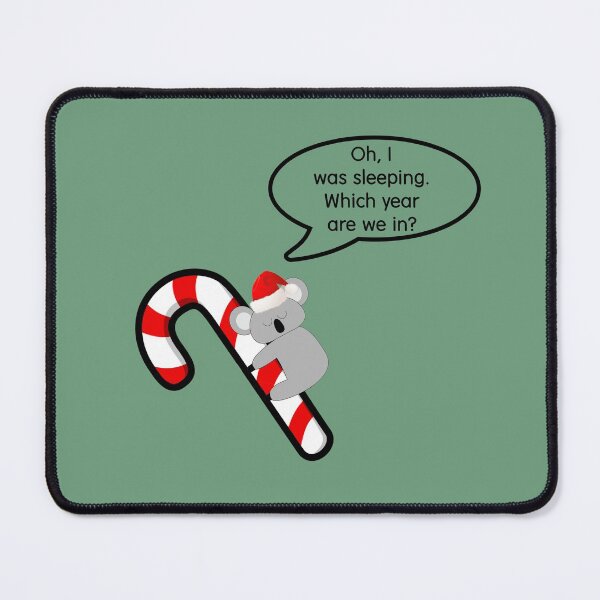Item preview, Sleepy Christmas Koala Quote designed and sold by cerenalkan.
