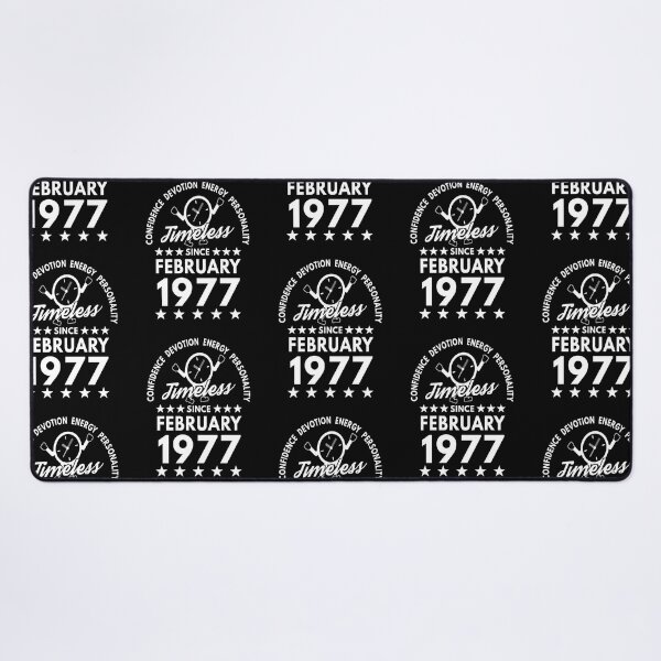 Item preview, February Birthday Timeless Person - 1977 - White Text designed and sold by MoonsmileProd.