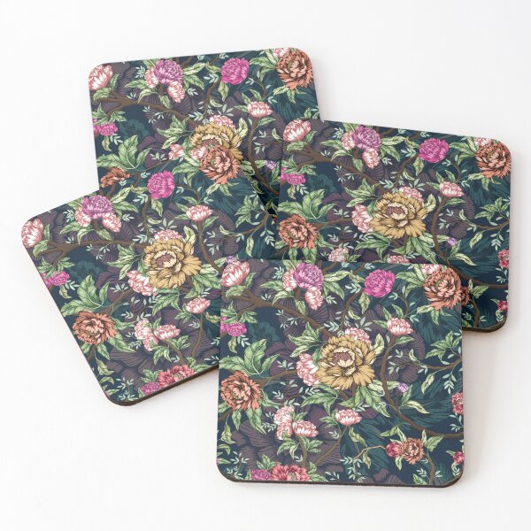Item preview, hand drawn modern flower pattern designed and sold by vidyaroul.