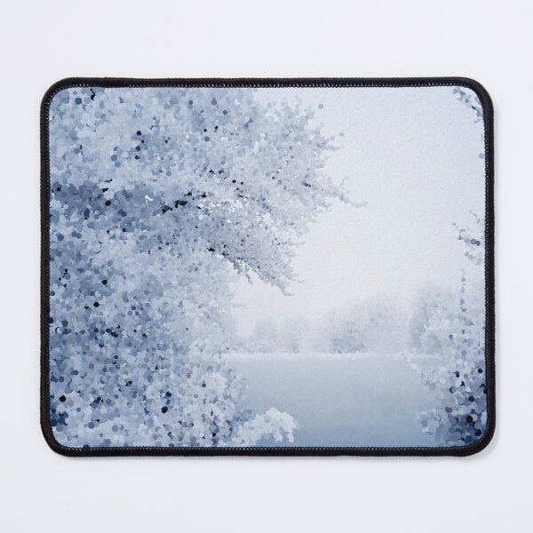 Item preview, Snowy Wooded Landscape designed and sold by MathenaArt.