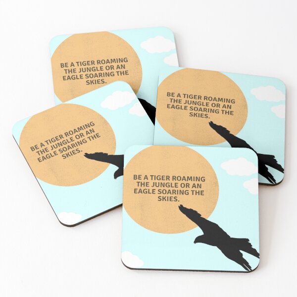 Item preview, be a tiger roaming the jungle or an eagle soaring the skies. designed and sold by Fatimah Sheikh.