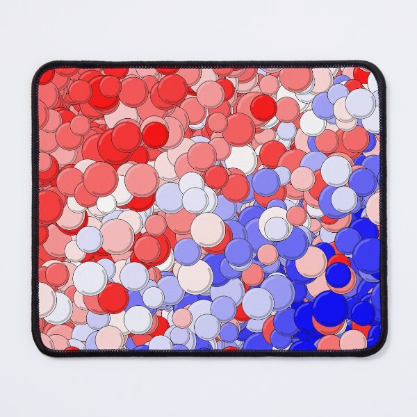 Item preview, Red White and Blue Bubbles designed and sold by MathenaArt.