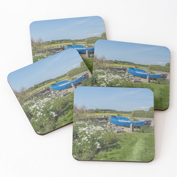 Item preview, Blue Dingy in a Garden designed and sold by Judi Lion.