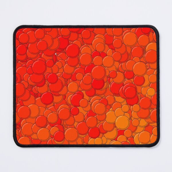 Item preview, Red and Orange Bubbles designed and sold by MathenaArt.