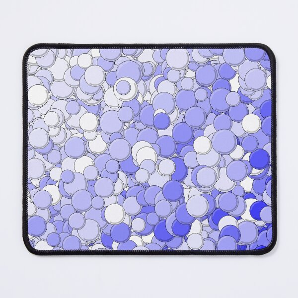 Item preview, Blue and White Bubbles designed and sold by MathenaArt.