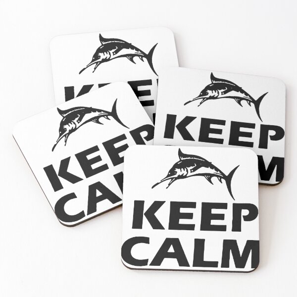 Item preview, Keep Calm and Fishing is On Born to go fishing Forced to work Fisherman Stick Figure Holding Fish Bones I love Fishing Art Design Happy Apparel Essential Inspiration Joy Mood Funny designed and sold by DesignByHeartUK.