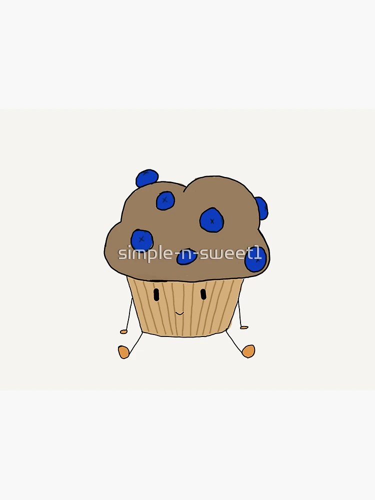 Cute Blueberry Cupcake Sticker for Sale by sugarhai  Cute laptop  stickers, Cute cupcake drawing, Cute panda wallpaper