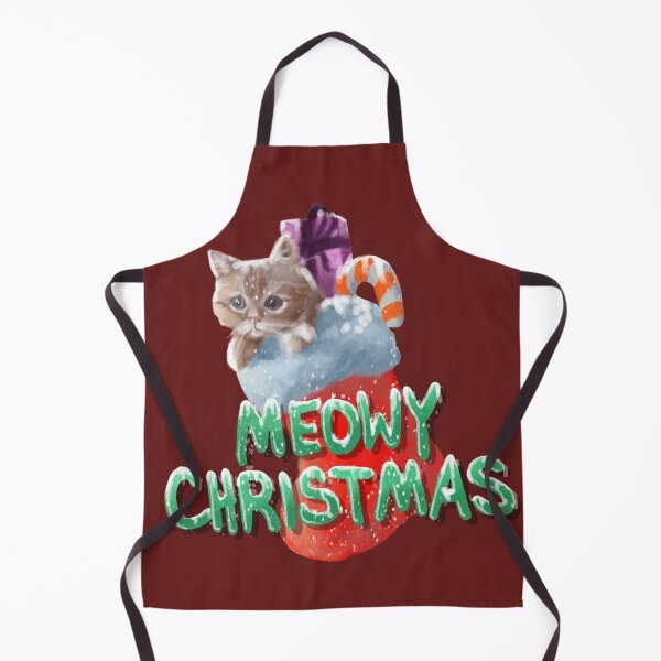 Artikelvorschau, Meowy Weihnachtskatzenstrumpf entworfen und verkauft von TheArtCave.