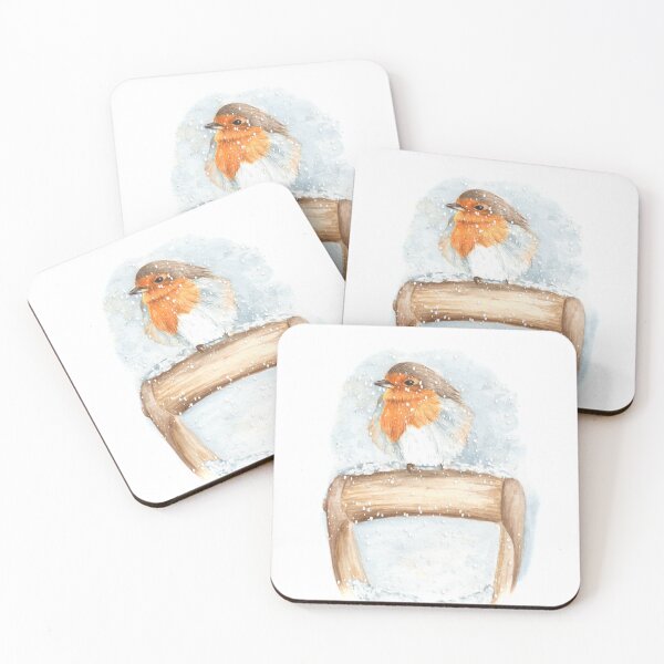 Item preview, Robin en la nieve designed and sold by Theodora Gould.
