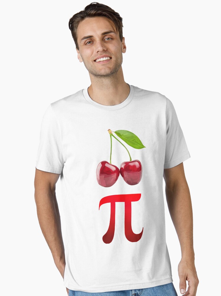 Red Cherry Pi Essential T-Shirt for Sale by DeborahCamp Redbubble