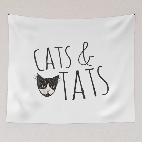 Item preview, Cats and Tats cat tattoo lover Cats designed and sold by KimberDeer.