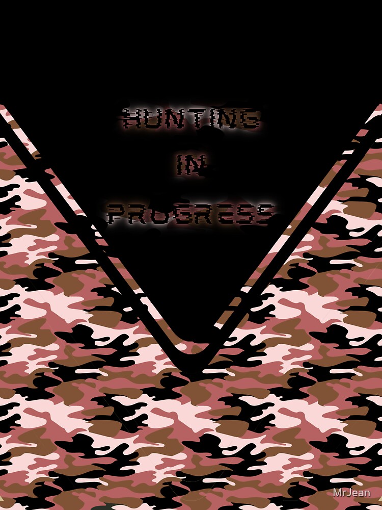 "Hunting in progress" Sticker for Sale by MrJean Redbubble
