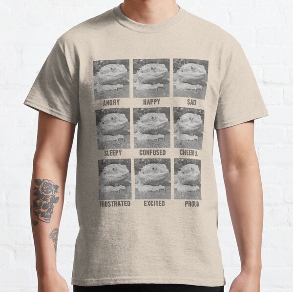 Emotions of a Bearded Dragon Classic T-Shirt