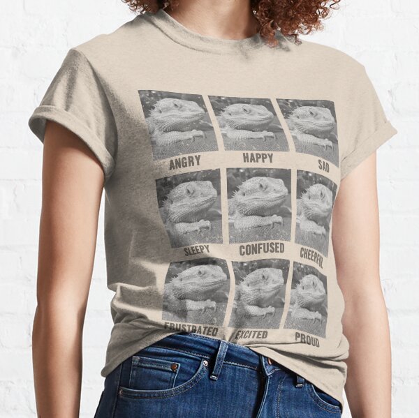Emotions of a Bearded Dragon Classic T-Shirt