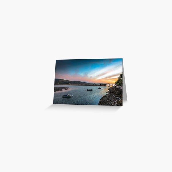 Item preview, Barmouth Bridge at Sunset designed and sold by heidipics.