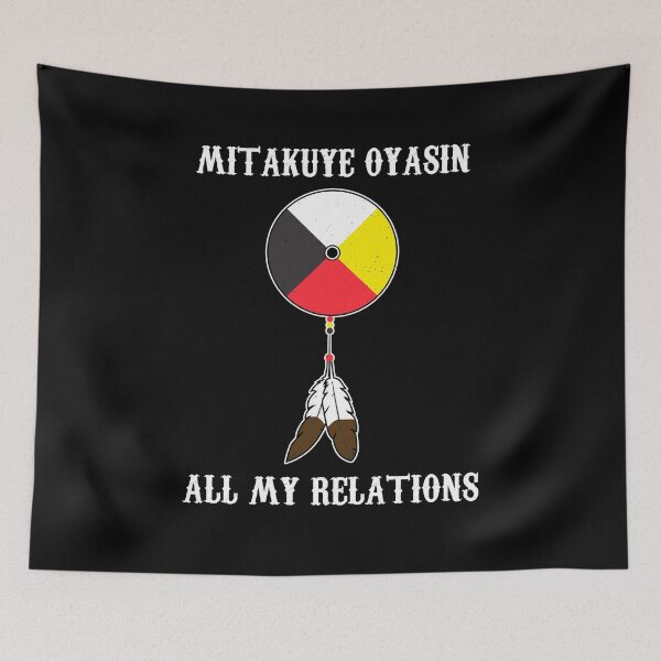 Item preview, Mitakuye Oyasin Medicine Wheel - Oglala Lakota Sioux Chief designed and sold by TravelHappiness.