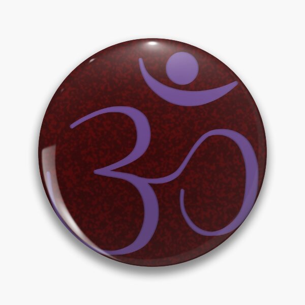 Item preview, OM Logo - Purple on Red designed and sold by Fractal Journeys, etc. .