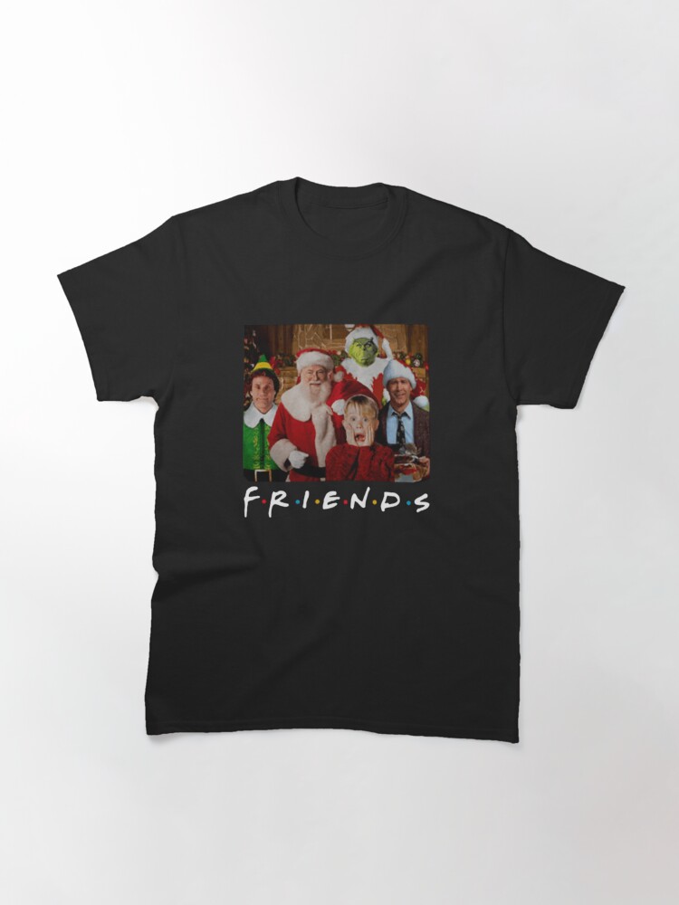 Discover Friends Santa Characters funny Classic T-Shirt