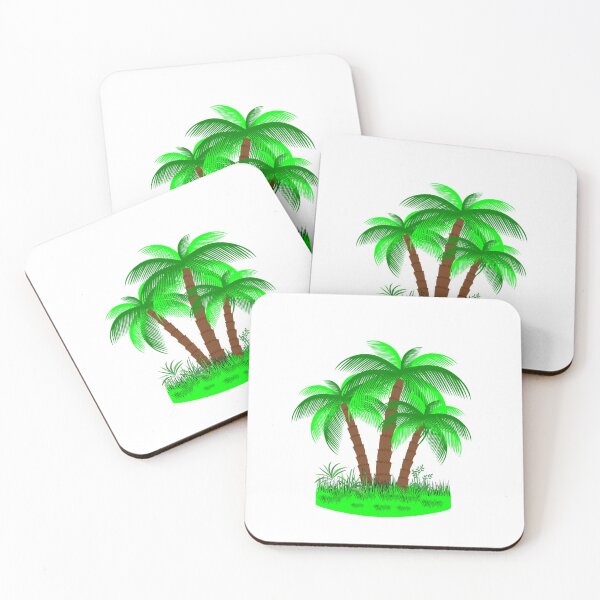 Item preview, Tropical Exotic Green Palm Trees, Tropical Island Paradise, Tropics designed and sold by silviaol.
