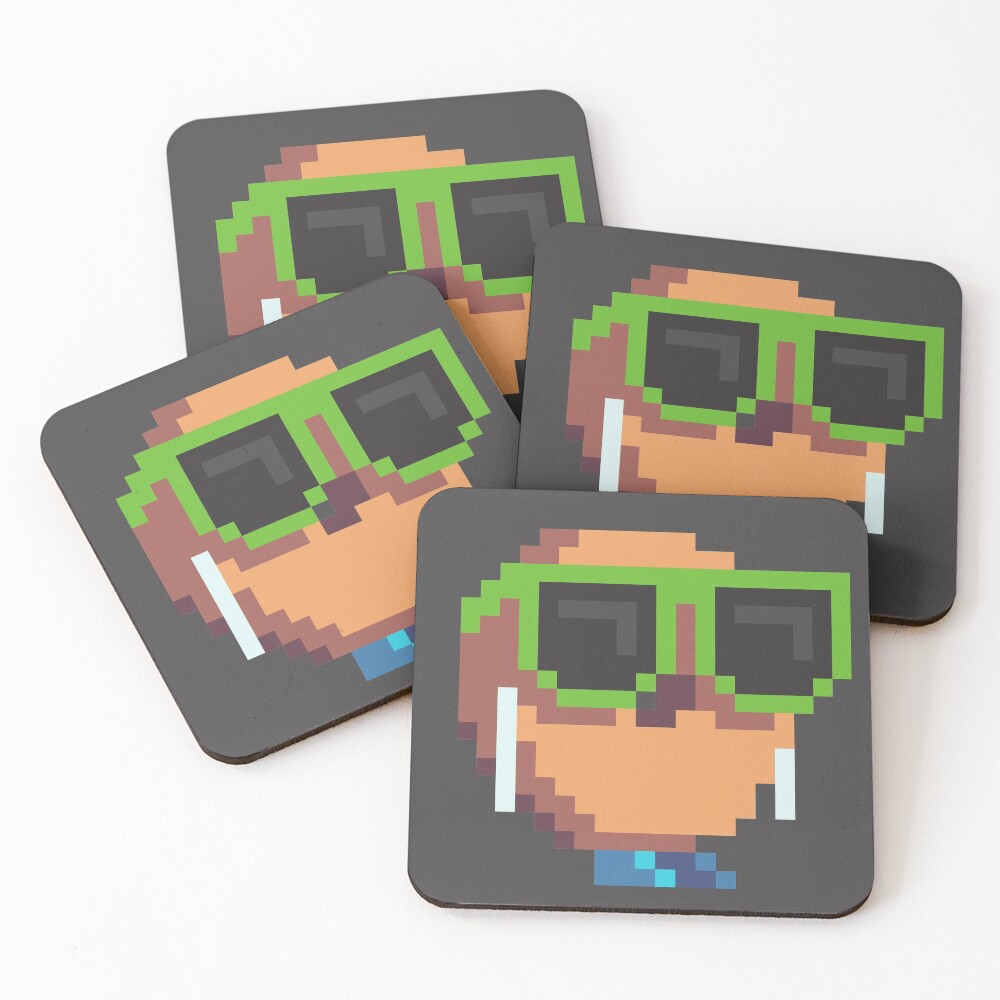 Lou Bagel Logo Coasters (Set of 4)