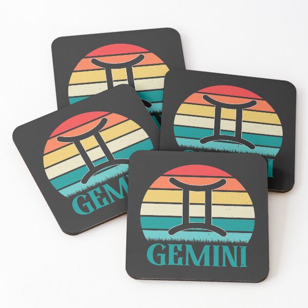 Item preview, Retro Vintage Zodiac Sign - Gemini designed and sold by WilliamsonMedia.