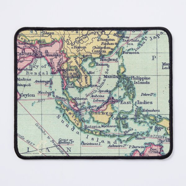 Item preview, Southeast Asia - Vintage Map designed and sold by Lidra Zehcnas.